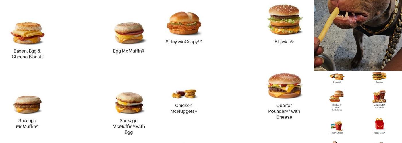 McDonald's Menu