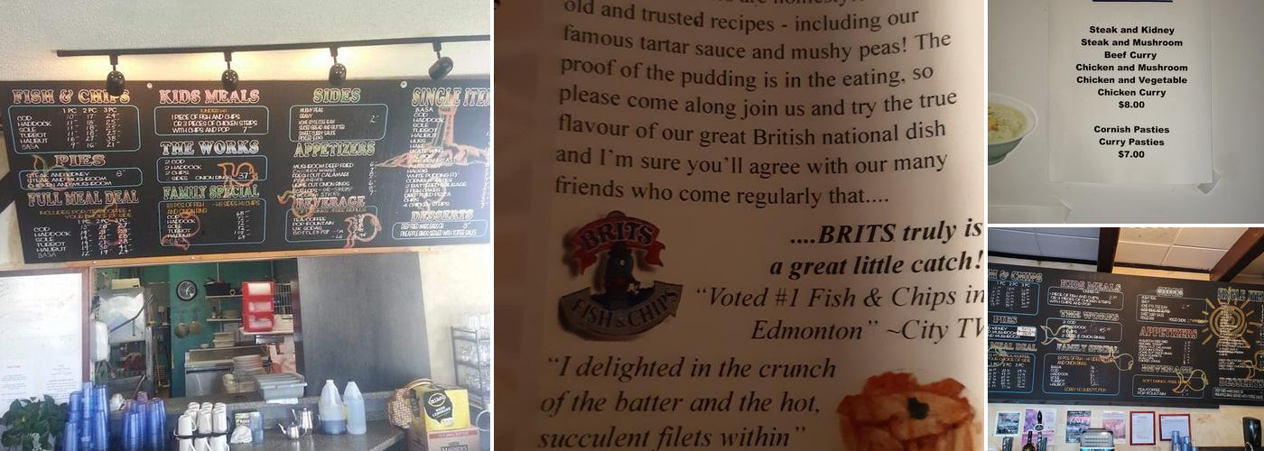 Brits Fish & Chips Menu