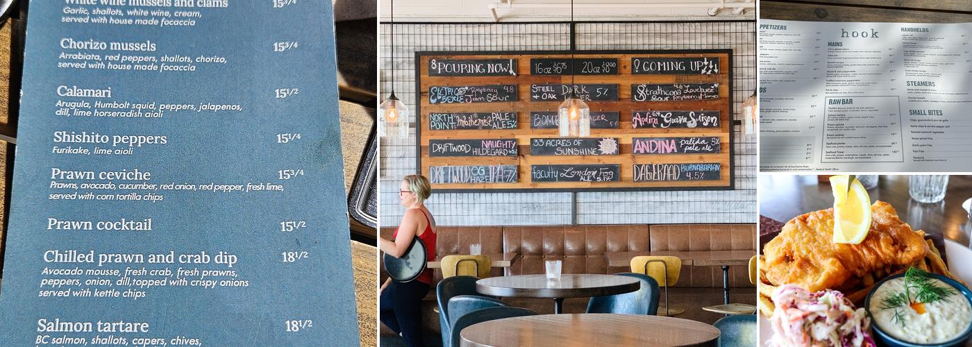 Hook Restaurant Menu