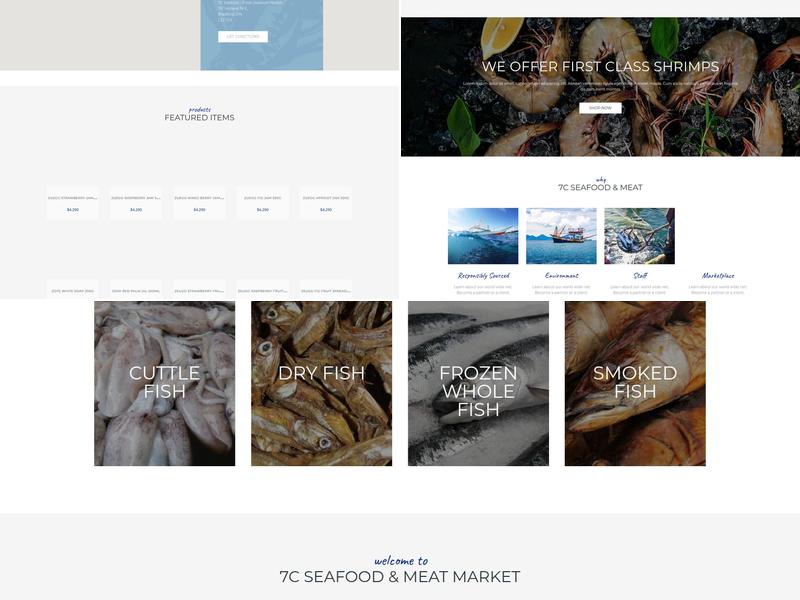 7C Seafood - Fresh Seafood Market Menu