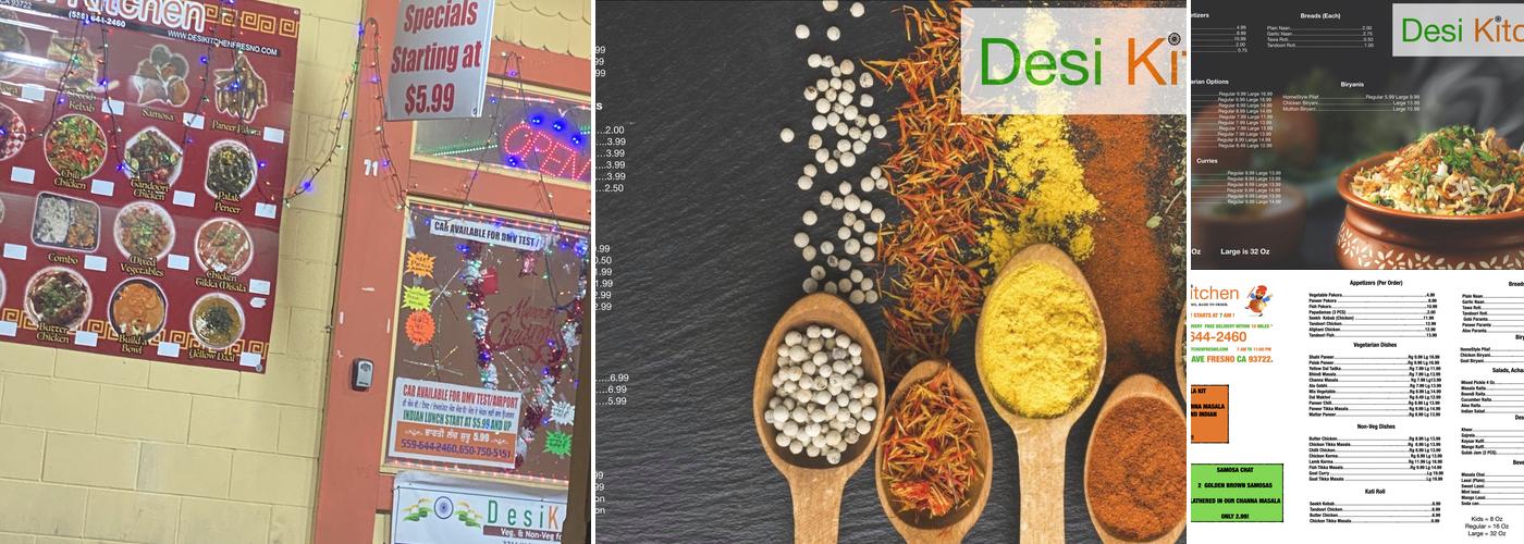 Desi Kitchen Menu