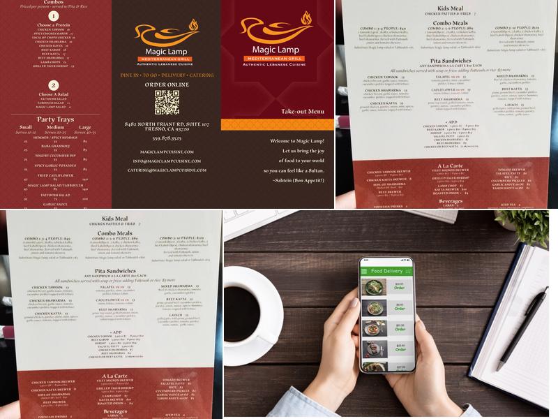 Magic Lamp Mediterranean Grill Menu
