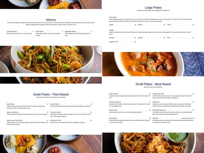 Base Camp Menu