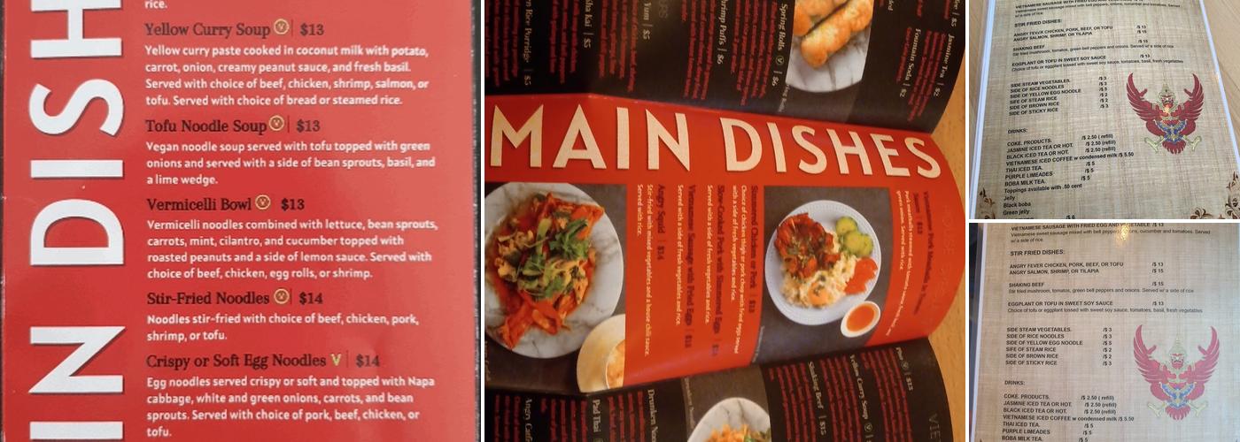 Viet-Thai Taste Menu