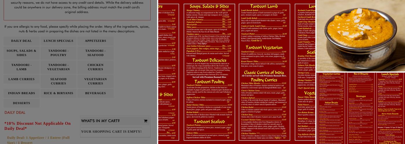 Anār Menu