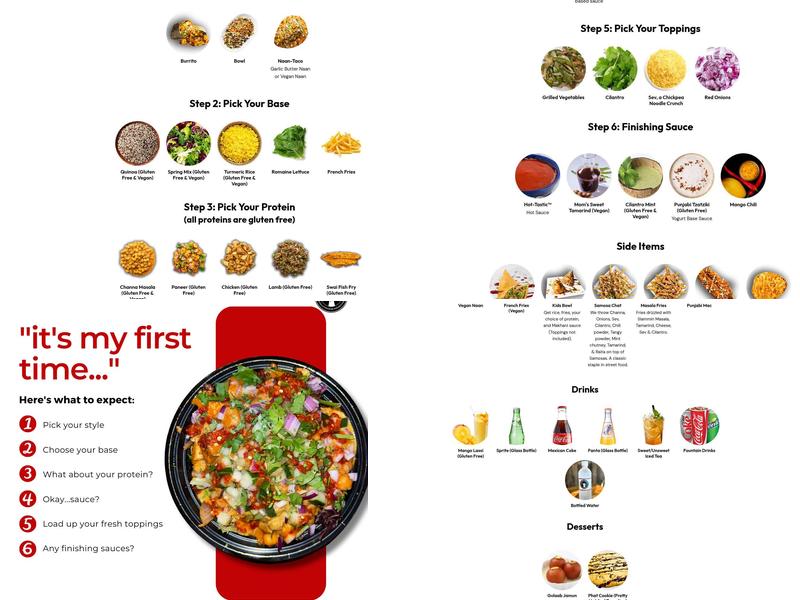 Naan-Tastic Menu