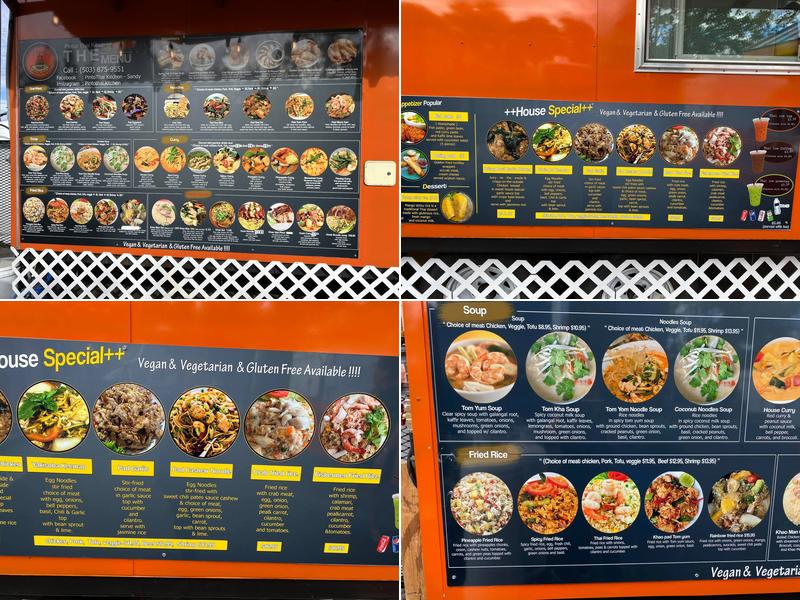 Pinto Thai Kitchen Sandy Menu