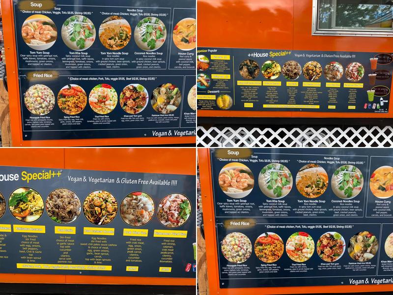 Pinto Thai Kitchen Sandy Menu