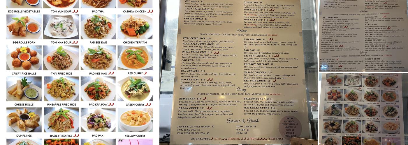 Thai Time Menu