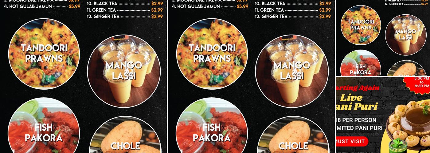 TOWNE CHEF Indian Fusion Restaurant Menu