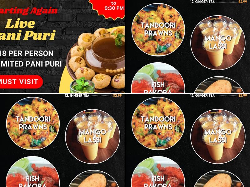 TOWNE CHEF Indian Fusion Restaurant Menu