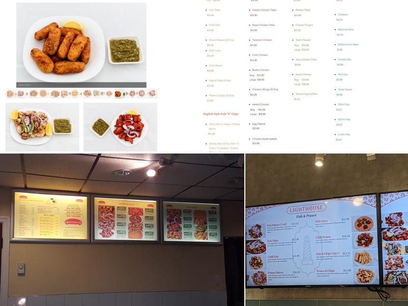 Lighthouse Fresh & Tasty Menu