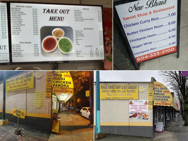 New Bhaia Sweet Shop Menu