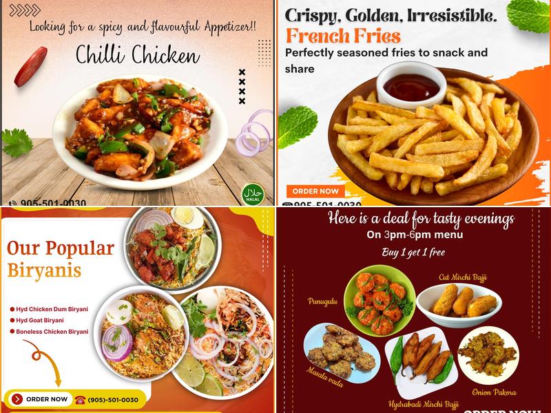 Bawarchi Biryanis - Mississauga Menu