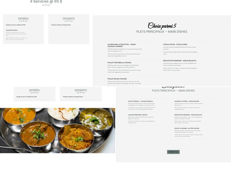 Restaurant Sandhu Menu