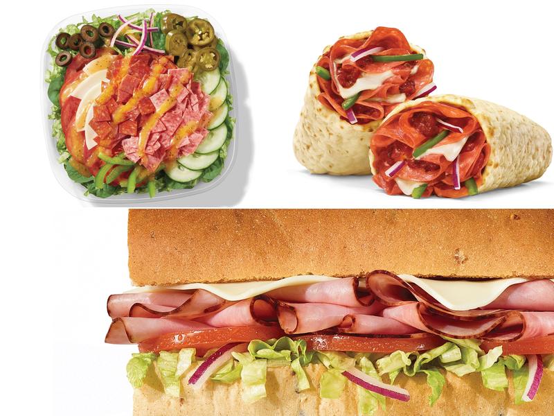 Subway Menu