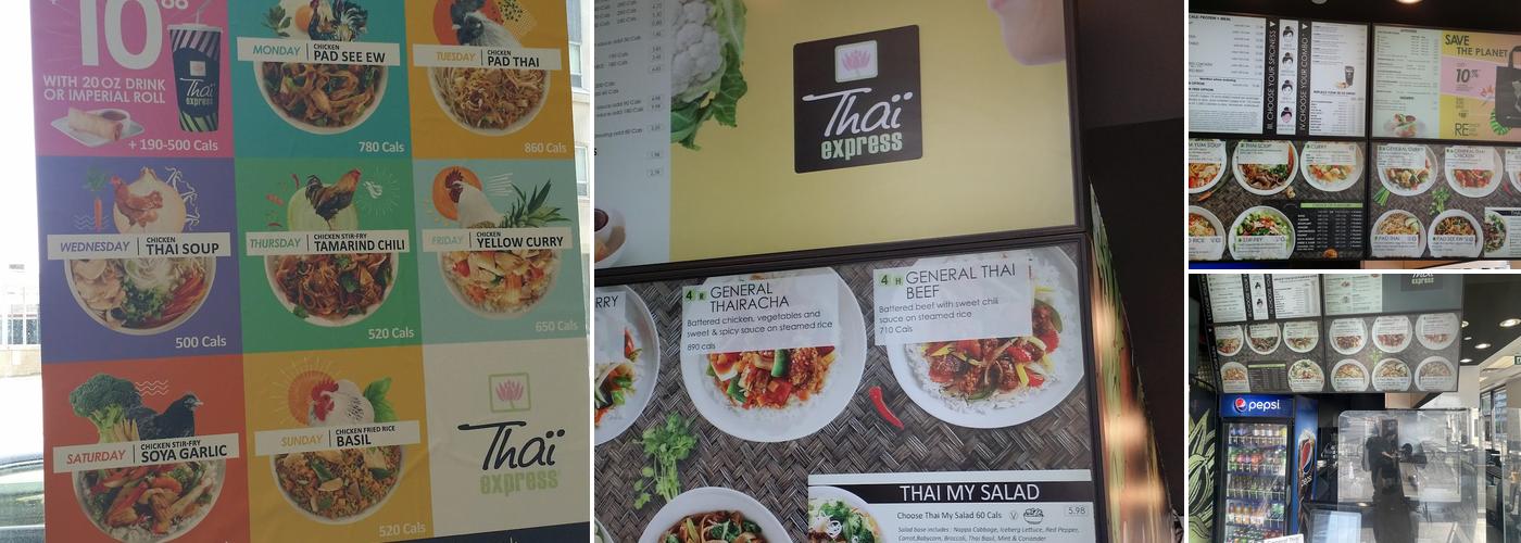 Thai Express Restaurant Toronto Menu