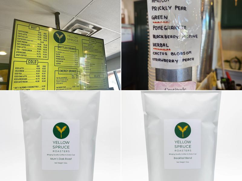 Yellow Spruce Roasters & Wine Bar Menu