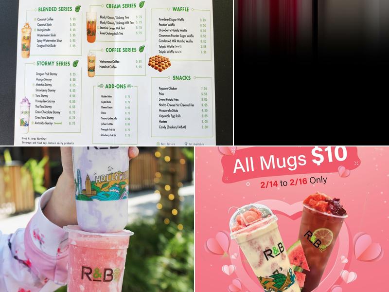 R&B Tea Riverside Menu