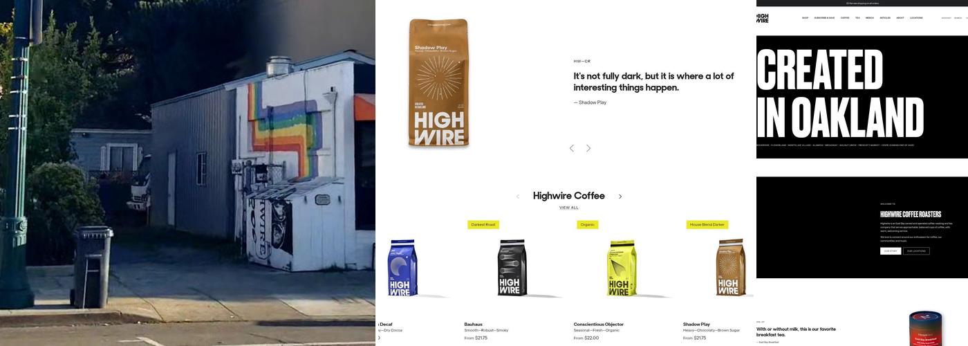 Highwire Coffee Roasters Menu