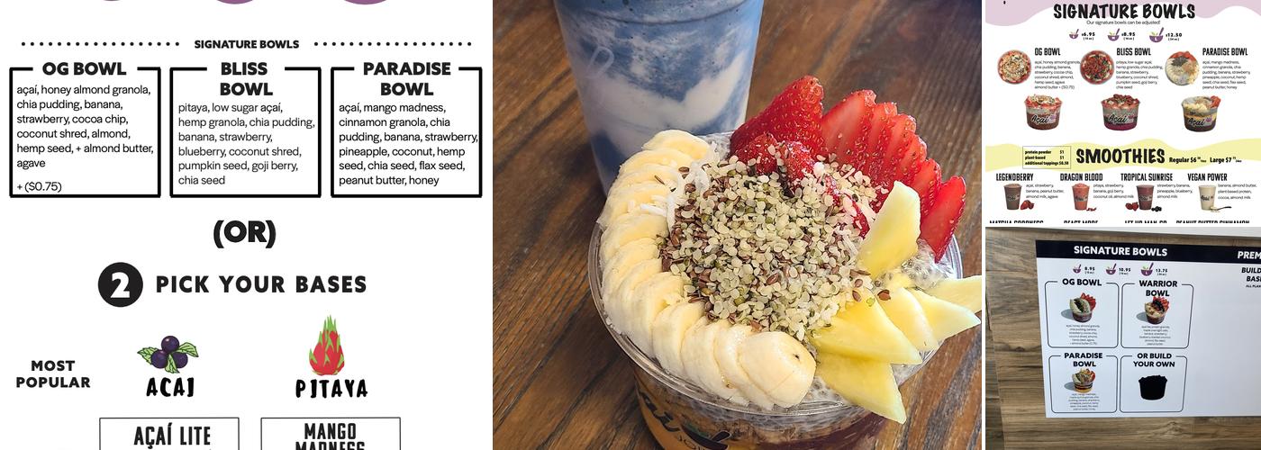 Acai Joint Menu