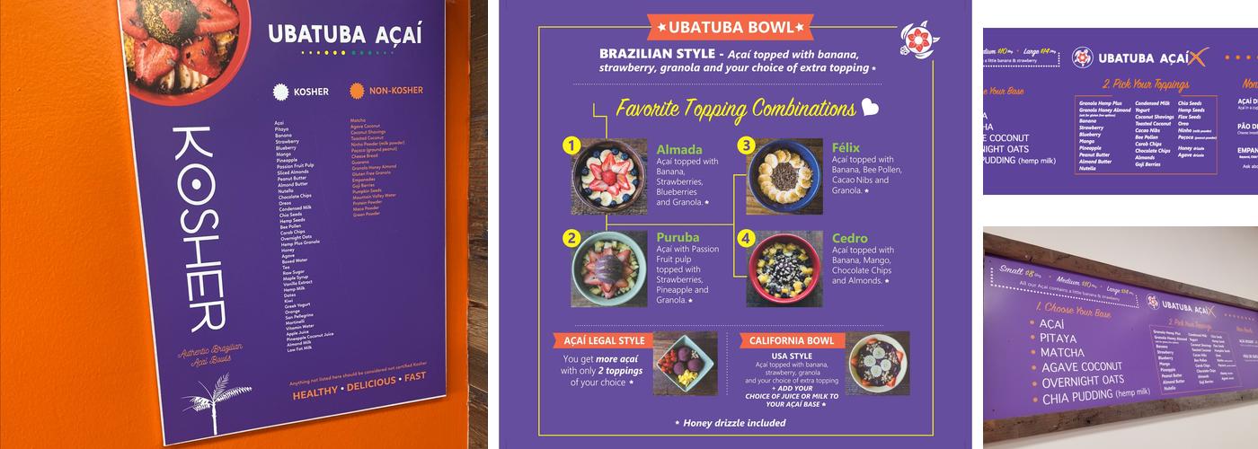 Ubatuba Acai - Burbank Menu