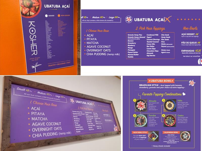 Ubatuba Acai - Burbank Menu