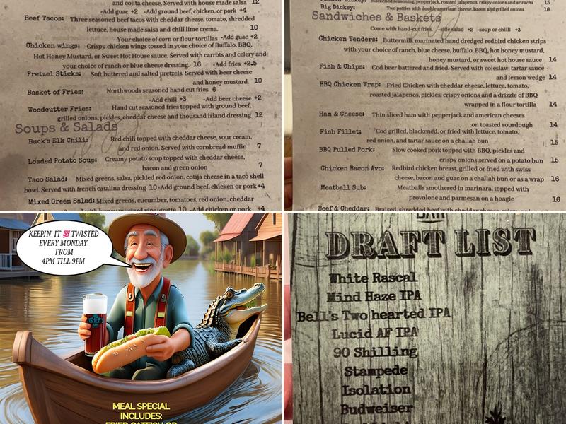 Fisher´s Bar Menu