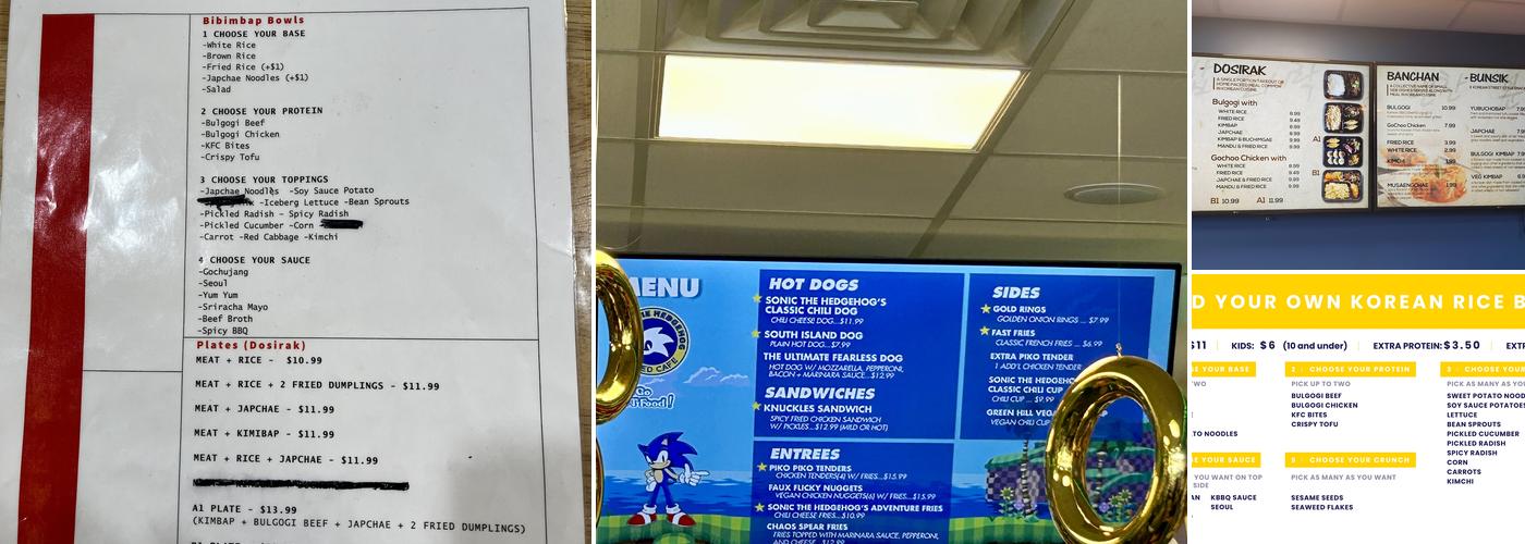 Won Kitchen Chamblee Menu