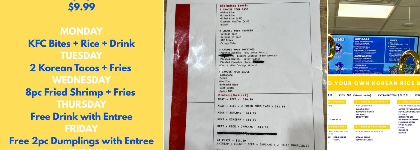 Won Kitchen Chamblee Menu