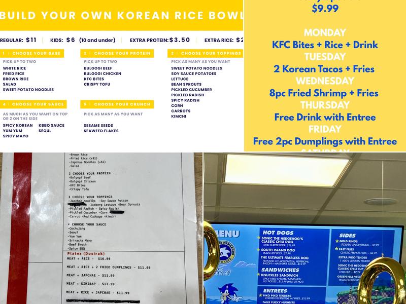Won Kitchen Chamblee Menu