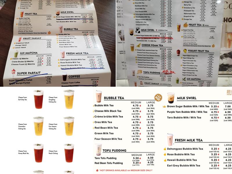 Möge Tee MSU Menu
