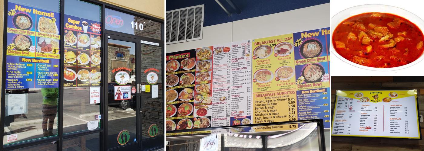 Habaneros Taco Grill #8 (N Durango Dr.) Menu