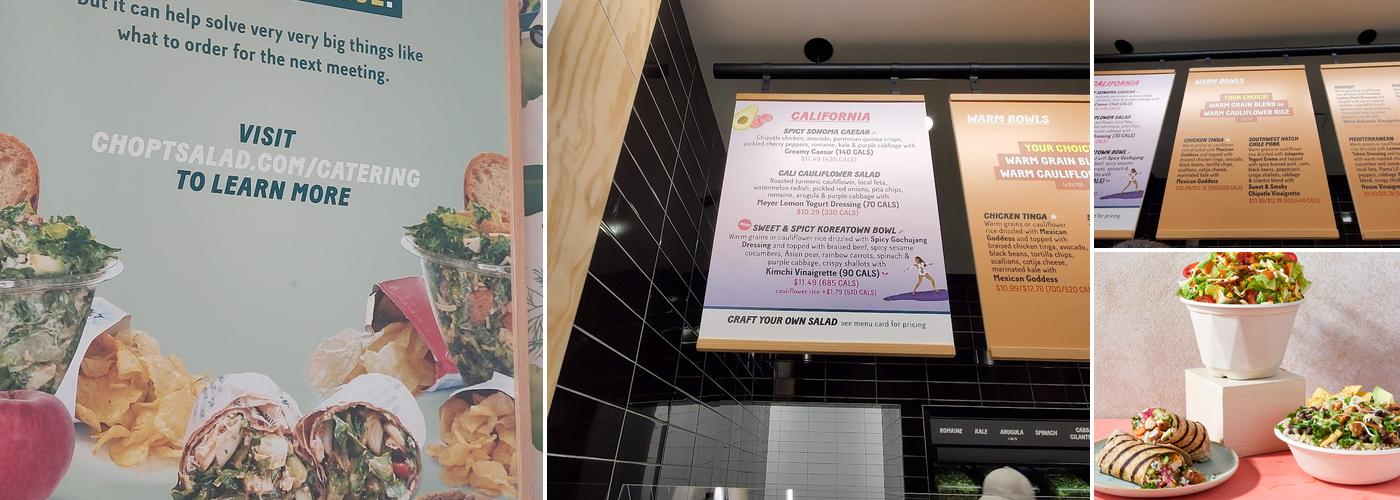 Chopt Creative Salad Co. Menu