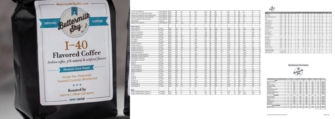 Buttermilk Sky Pie Flower Mound Menu