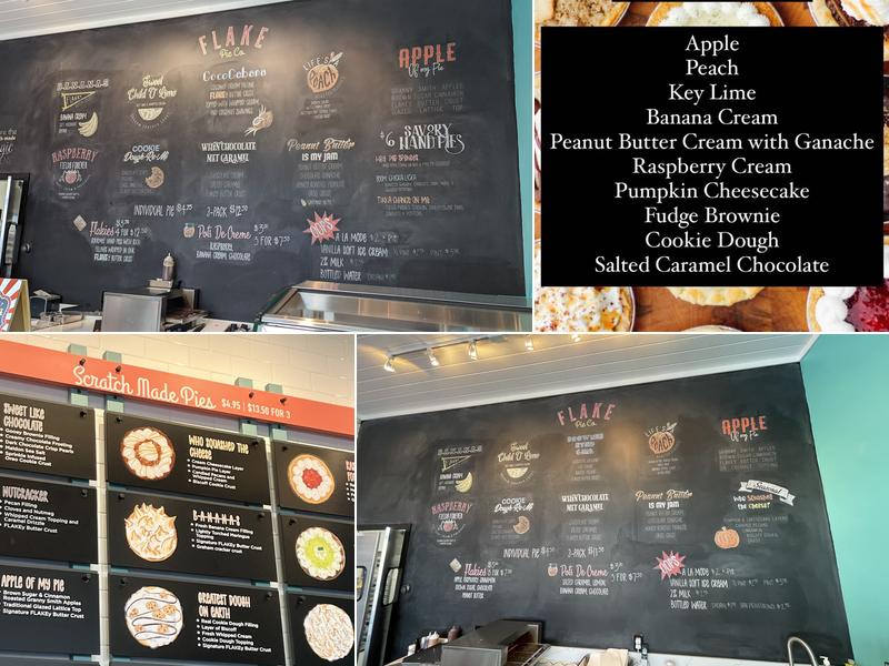 Flake Pie Co Menu