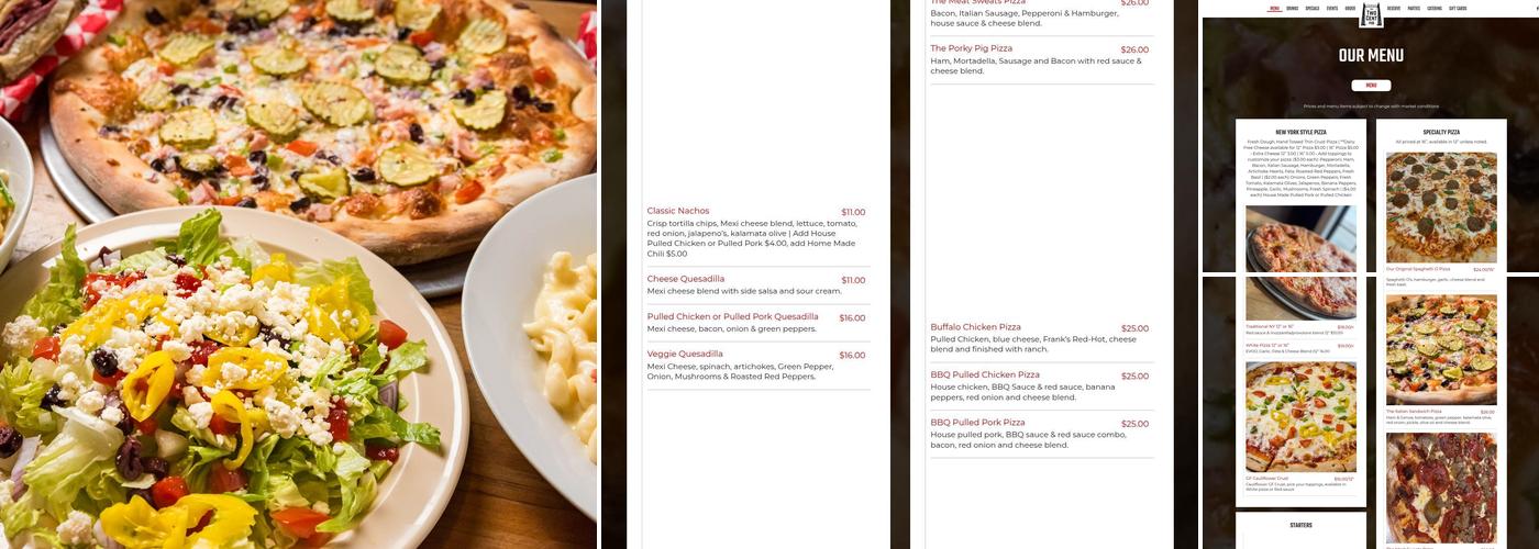 The Two Cent Pub Menu