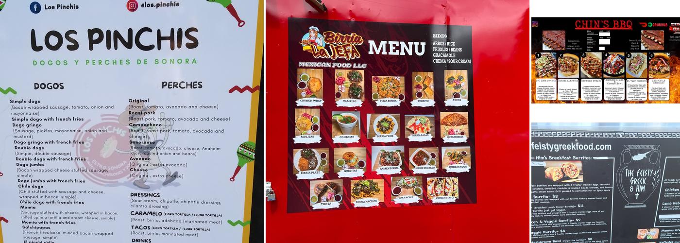 Zesti Carts & Bar Menu