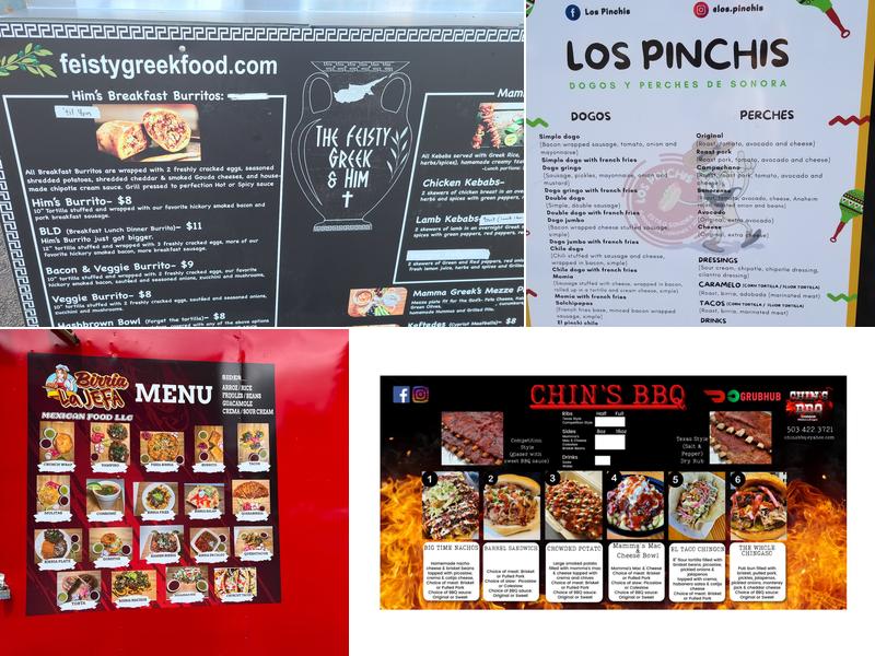 Zesti Carts & Bar Menu