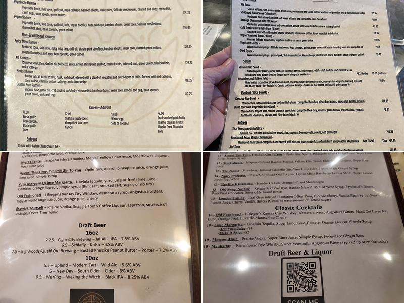 2nd Language Ramen Menu