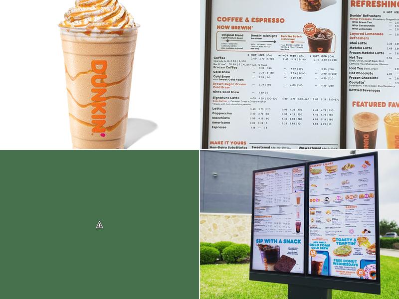 Dunkin' Menu