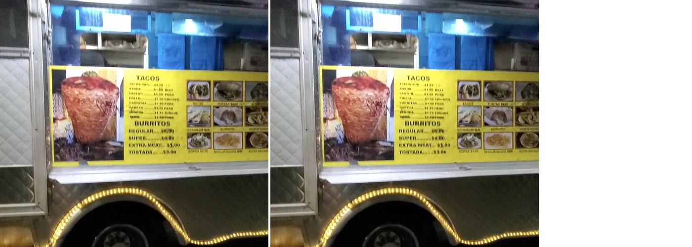Tacos Guadalajara Menu
