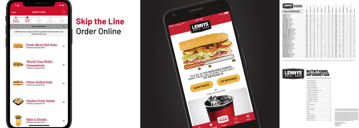 Lennys Grill & Subs Menu