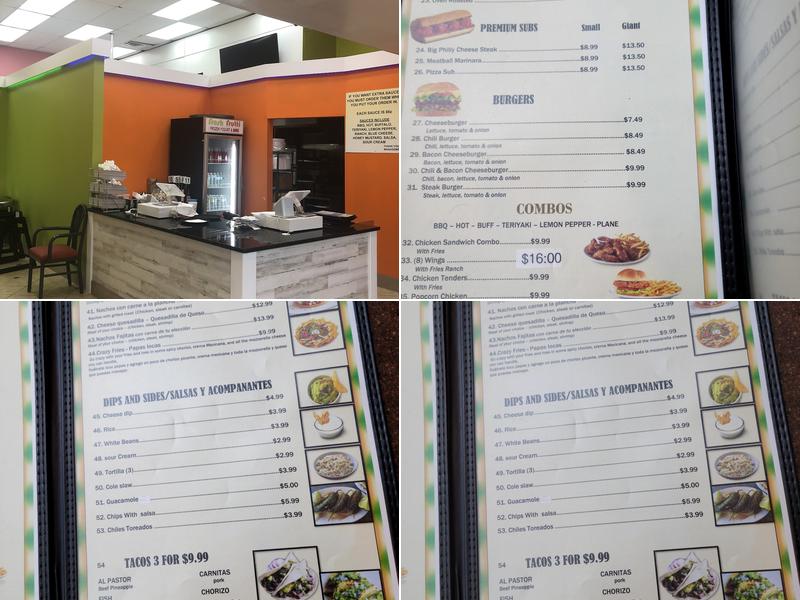 Restaurant & Gold bar Menu