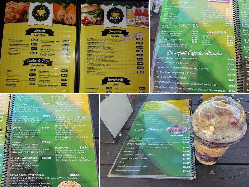 BR Cafe Menu