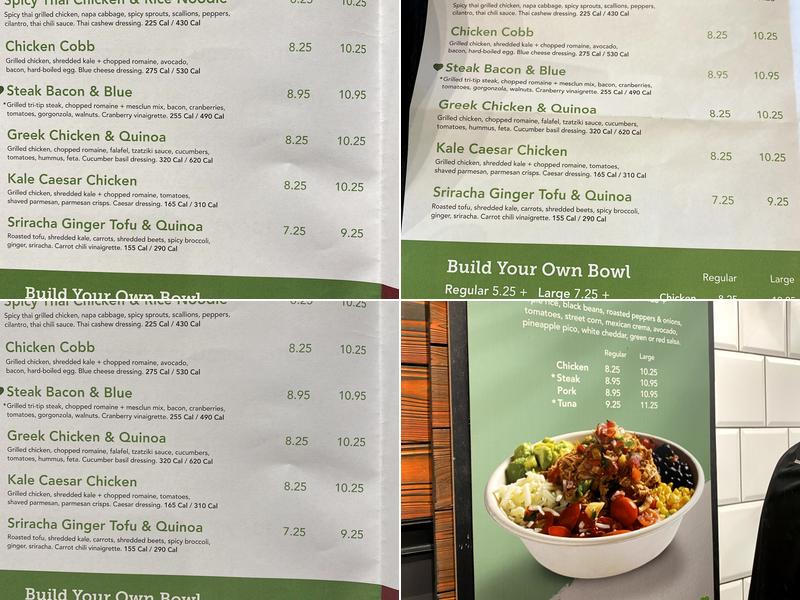 CoreLife Eatery Menu