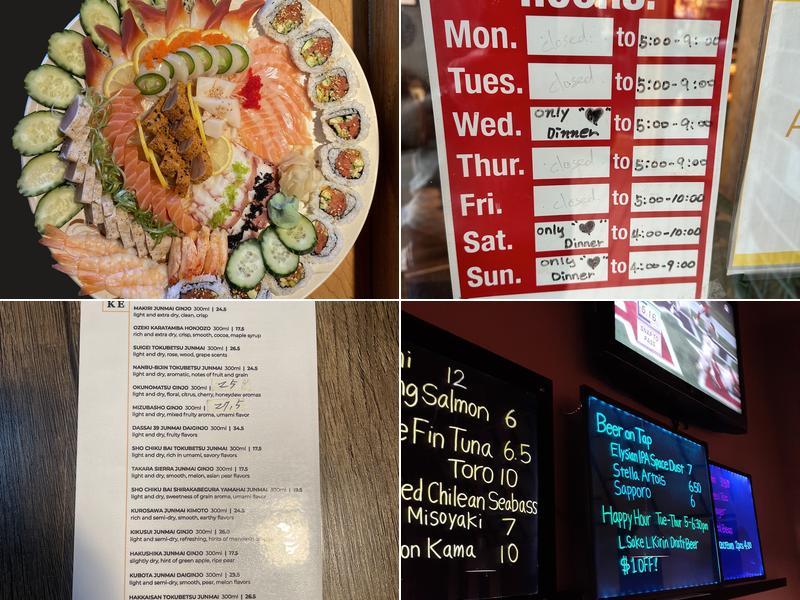 Aoki Sushi & Grill Menu
