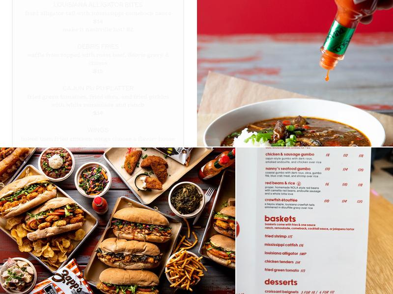 The Gumbo Bros Menu
