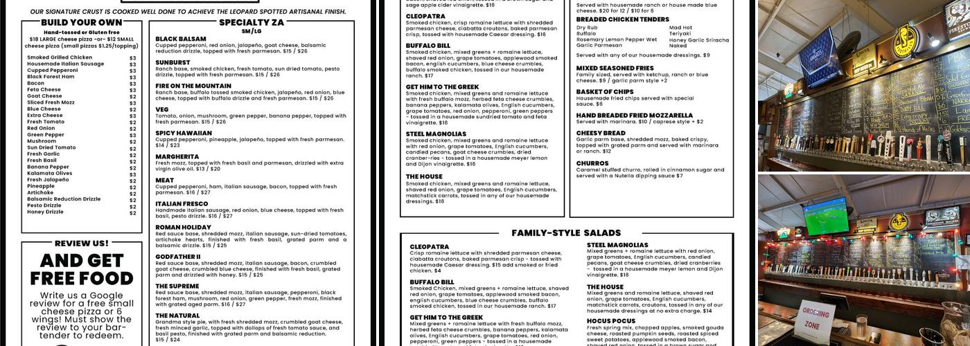 Dough Boys Pizza & Wings Waynesville Menu