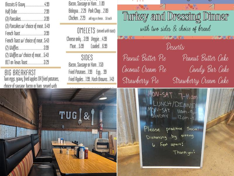 Tug Fork n Spoon Menu